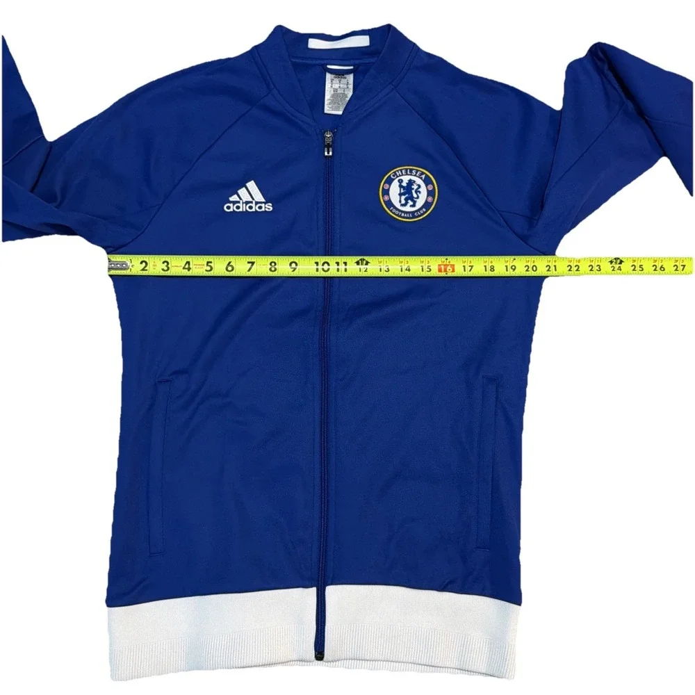 2016 Adidas Chelsea FC‎ Anthem Track Jacket Blue Size:M Mens